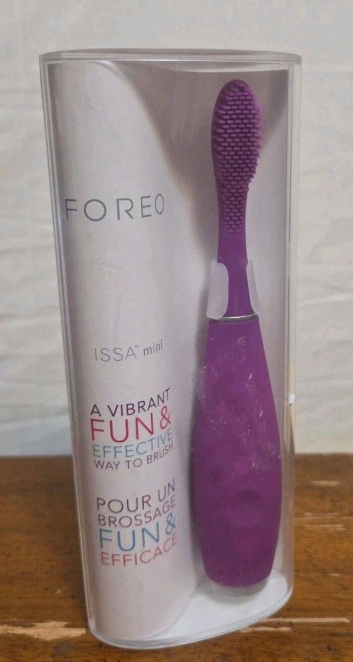 FOREO ISSA Mini Kids Electric Toothbrush Oral Care Soft Silicone Bristles VIOLET